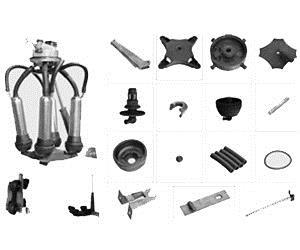 milking machine jetter cup