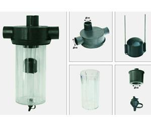 Milking machine trap